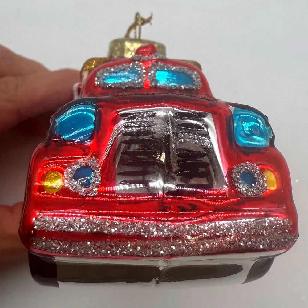 Firefighters Ornament‎ Collection 1957 Pumper blown glass Fire Truck 3rd Edition